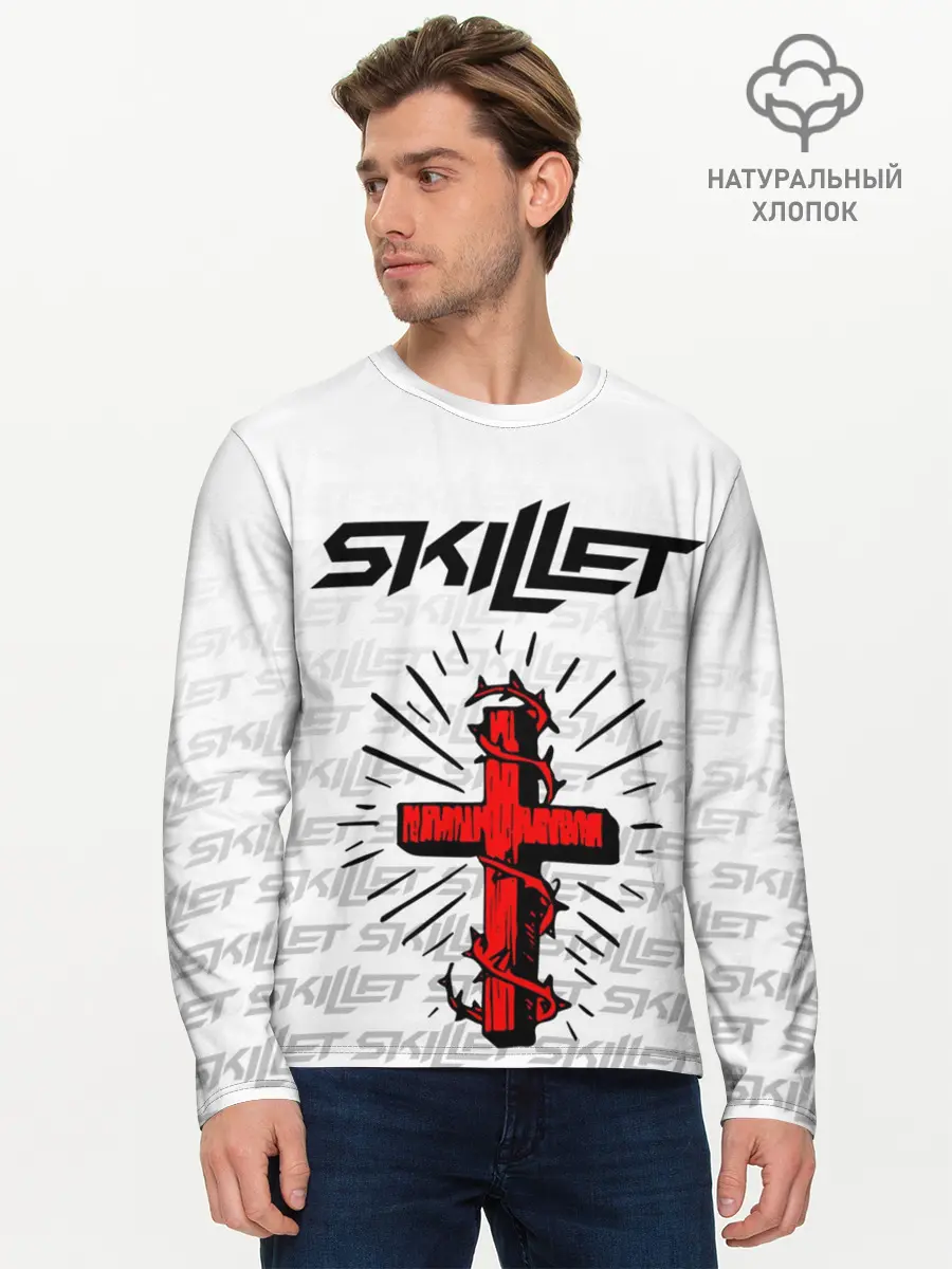Мужской лонгслив базовый / SKILLET (P007_P004ooo2769111, P004ooo2769111)