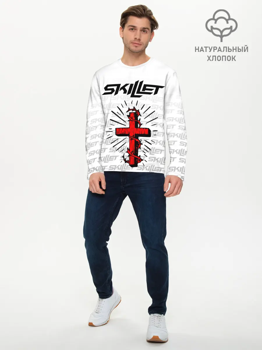 Мужской лонгслив базовый / SKILLET (P007_P004ooo2769111, P004ooo2769111)