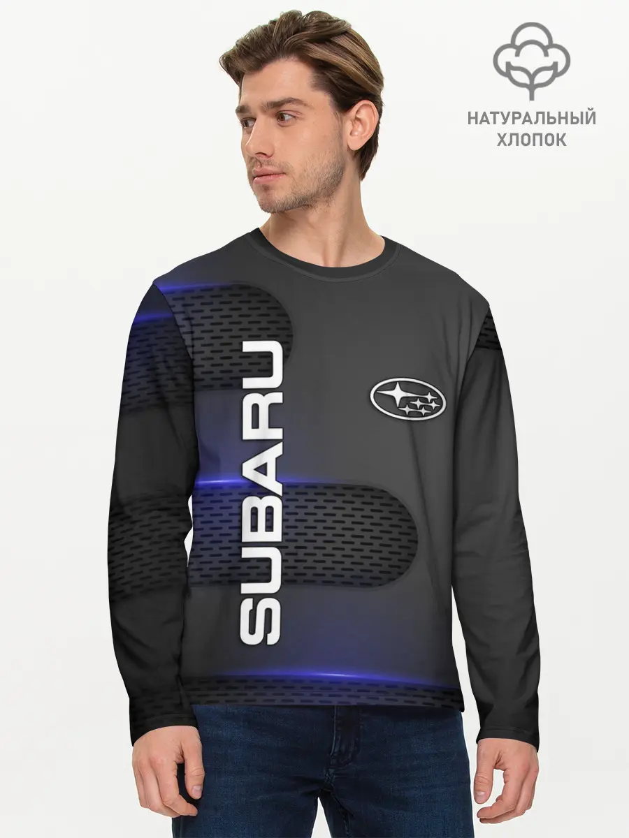 Мужской лонгслив базовый / SUBARU (P007_P004ooo2775639, P004ooo2775639)
