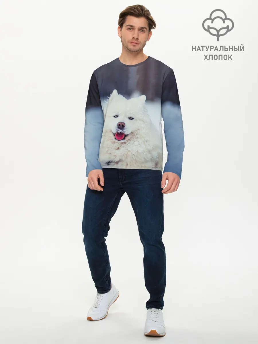Мужской лонгслив базовый / САМОЕД (P007_P004ooo2779043, P004ooo2779043)