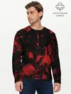 Мужской лонгслив базовый / Пятна кровавой краски (P007_P004ooo2782653, P004ooo2782653)