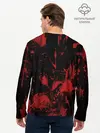 Мужской лонгслив базовый / Пятна кровавой краски (P007_P004ooo2782653, P004ooo2782653)