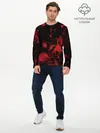 Мужской лонгслив базовый / Пятна кровавой краски (P007_P004ooo2782653, P004ooo2782653)