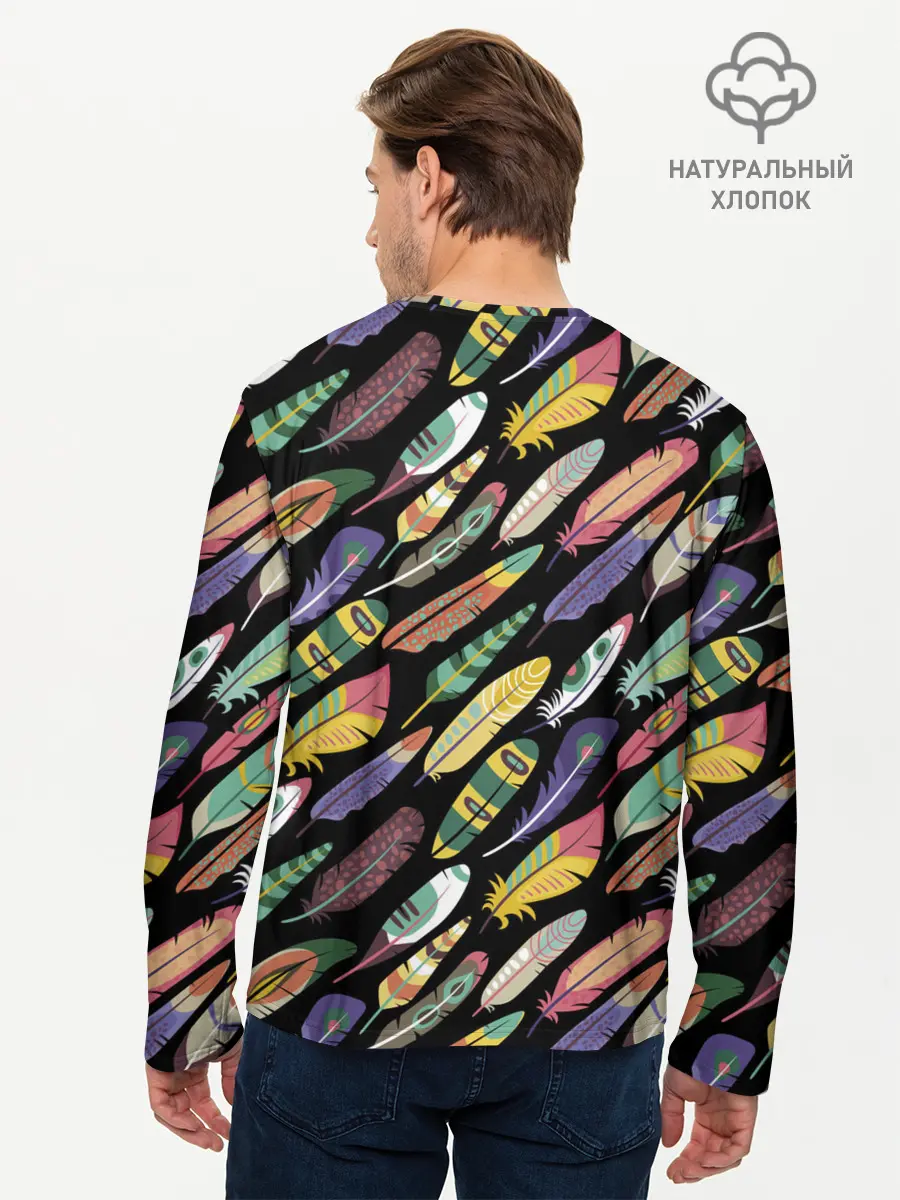 Мужской лонгслив базовый / Feathers 2022 (P007_P004ooo2782067, P004ooo2782067)