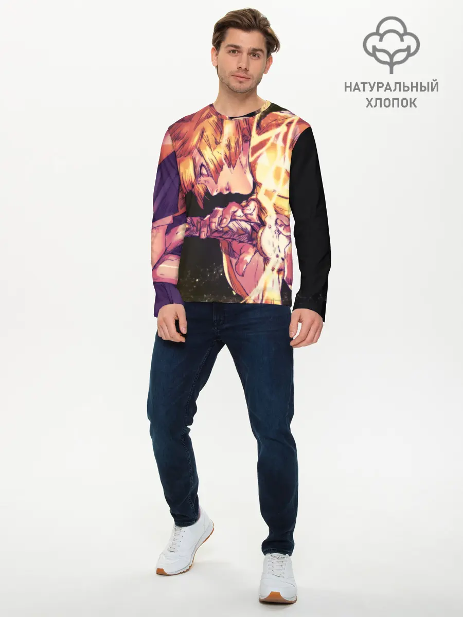 Мужской лонгслив базовый / ЗЕНИЦУ ИЗ КЛИНКА (P007_P004ooo2784313, P004ooo2784313)