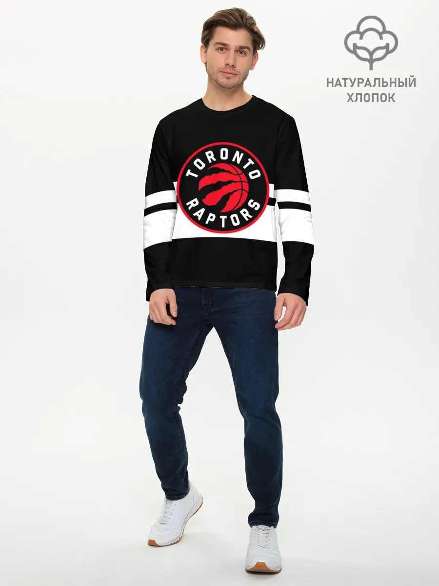 Мужской лонгслив базовый / TORONTO RAPTORS (P007_P004ooo2785989, P004ooo2785989)