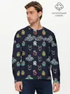 Мужской лонгслив базовый / PlayBoy x Among Us monogram (P007_P004ooo2788039, P004ooo2788039)