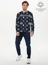 Мужской лонгслив базовый / PlayBoy x Among Us monogram (P007_P004ooo2788039, P004ooo2788039)