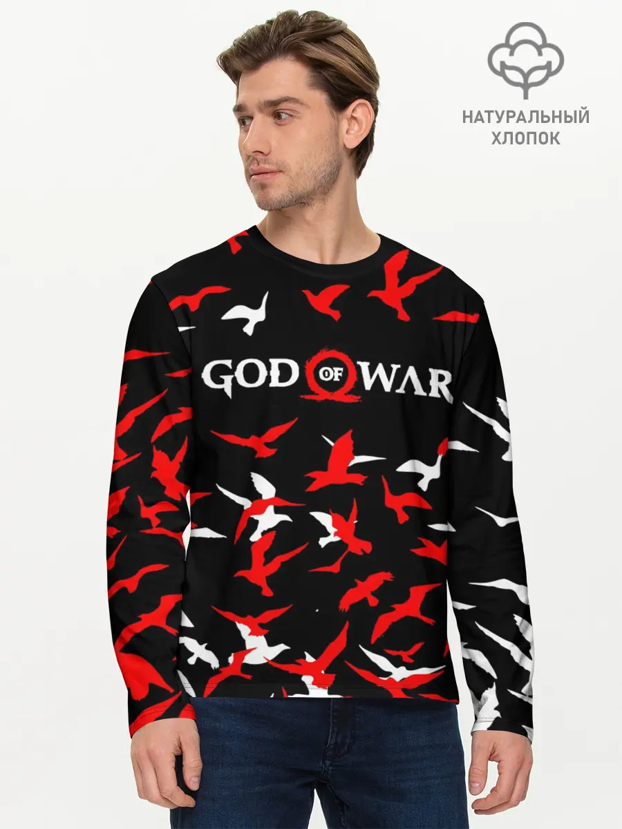 Мужской лонгслив базовый / GOD OF WAR (P007_P004ooo2789065, P004ooo2789065)