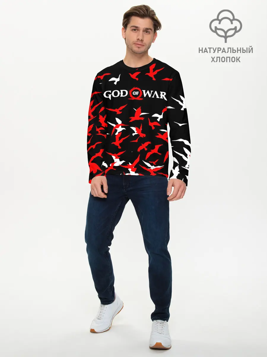 Мужской лонгслив базовый / GOD OF WAR (P007_P004ooo2789065, P004ooo2789065)