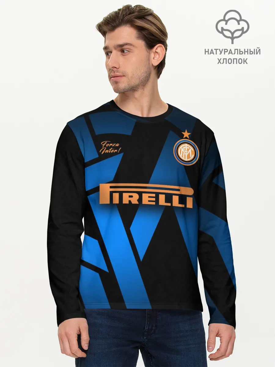Мужской лонгслив базовый / INTER (P007_P004ooo2792627, P004ooo2792627)