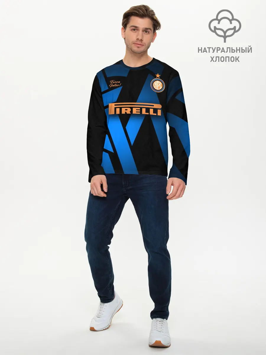 Мужской лонгслив базовый / INTER (P007_P004ooo2792627, P004ooo2792627)