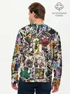 Мужской лонгслив базовый / JoJo’s Sticker Bombing (P007_P004ooo2794287, P004ooo2794287)