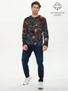 Мужской лонгслив базовый / Новый Год (P007_P004ooo2795451, P004ooo2795451)