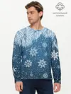 Мужской лонгслив базовый / Снежное Настроенние (P007_P004ooo2795483, P004ooo2795483)