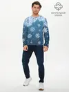 Мужской лонгслив базовый / Снежное Настроенние (P007_P004ooo2795483, P004ooo2795483)