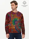 Мужской лонгслив базовый / узоры текстура фон (P007_P004ooo2797645, P004ooo2797645)