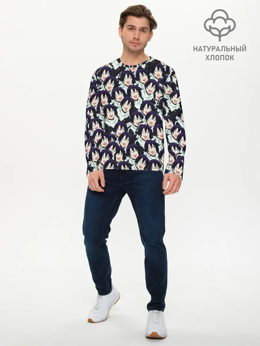 Мужской лонгслив базовый / ЯТО БЕЗДОМНЫЙ БОГ (P007_P004ooo2797809, P004ooo2797809)