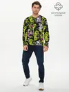 Мужской лонгслив базовый / ЗОМБИ (P007_P004ooo2798165, P004ooo2798165)