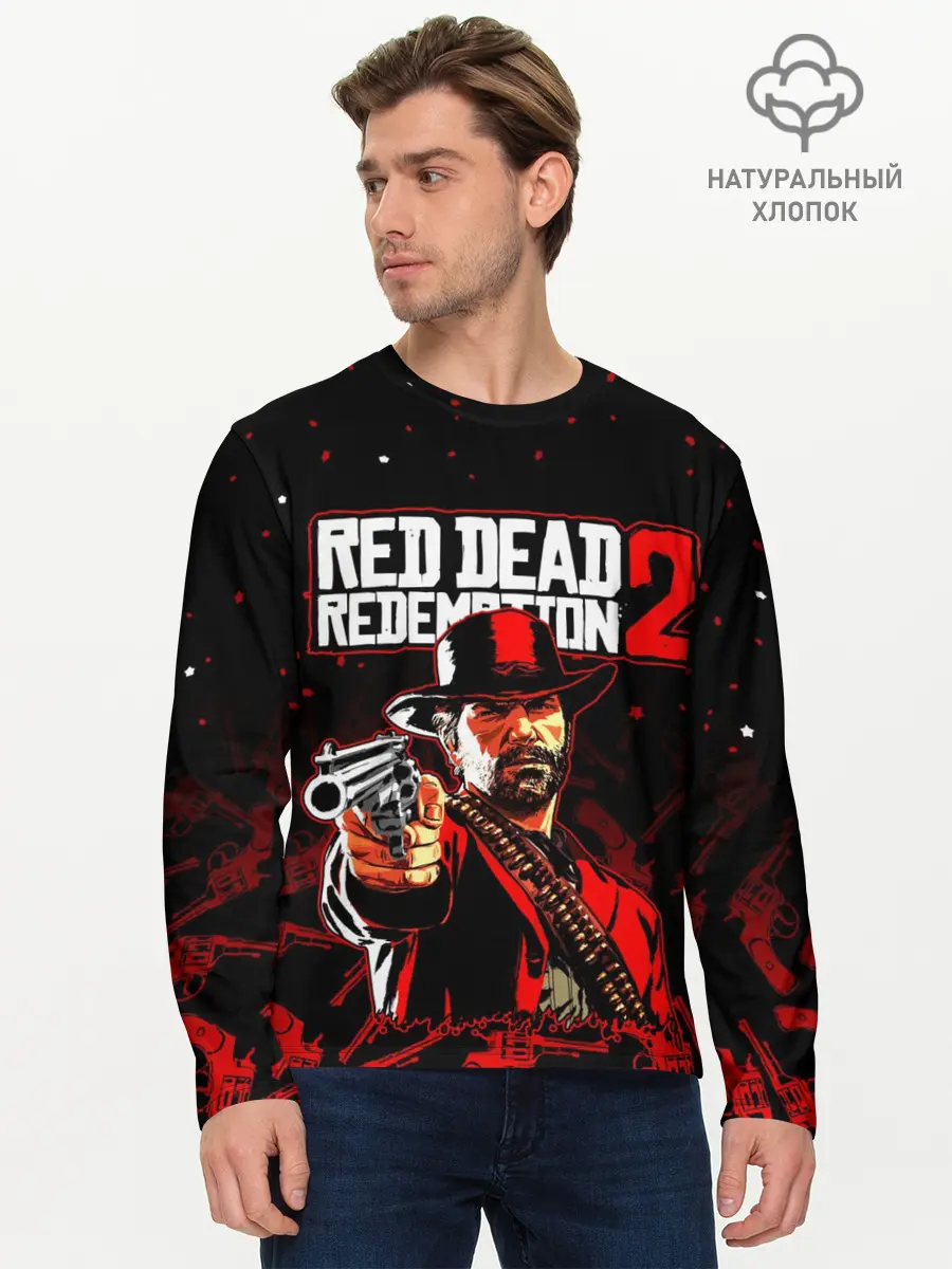 Мужской лонгслив базовый / RED DEAD REDEMPTION 2 (P007_P004ooo2799161, P004ooo2799161)