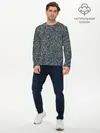Мужской лонгслив базовый / Веточки (P007_P004ooo2799507, P004ooo2799507)