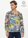 Мужской лонгслив базовый / FALLOUT STICKER BOMBING (P007_P004ooo2798841, P004ooo2798841)