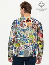 Мужской лонгслив базовый / FALLOUT STICKER BOMBING (P007_P004ooo2798841, P004ooo2798841)
