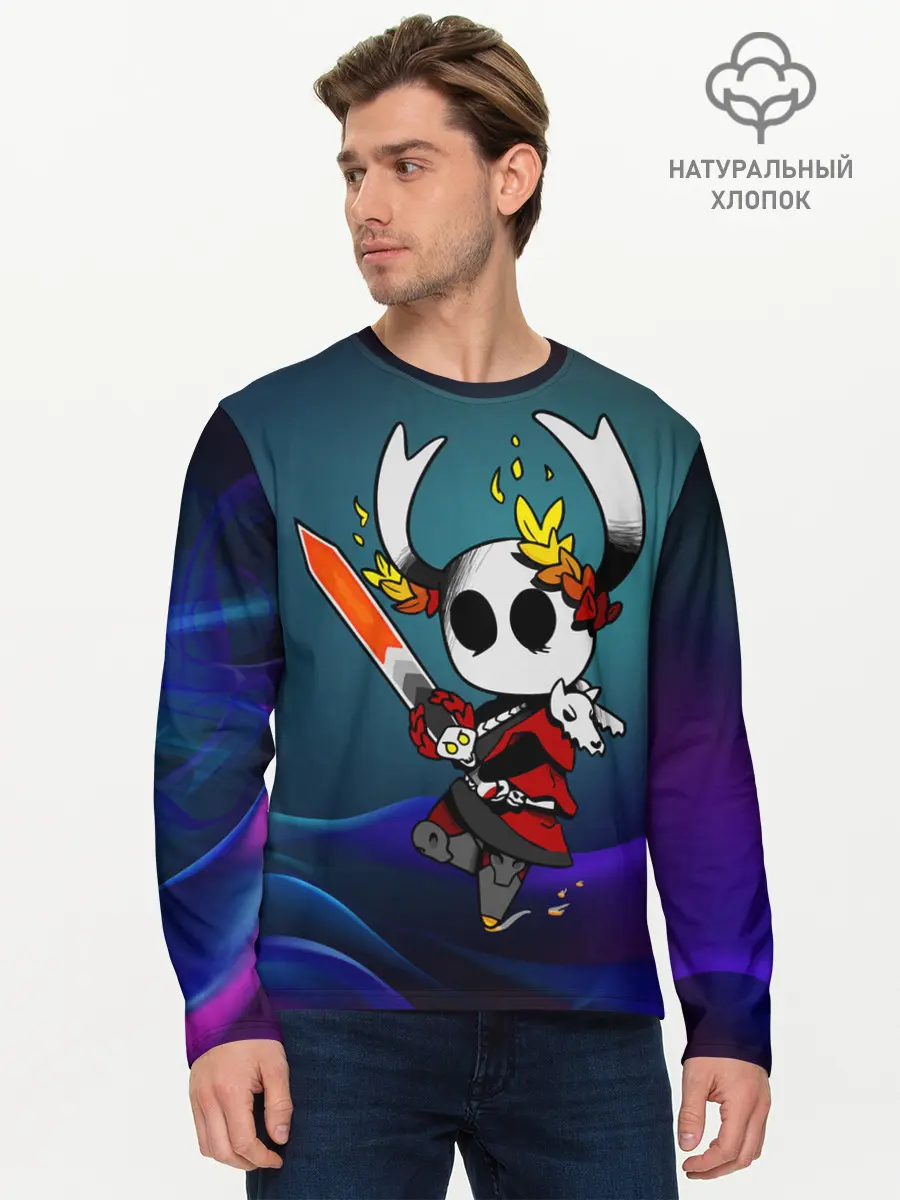 Мужской лонгслив базовый / Hollow Knight x Hades (P007_P004ooo2799873, P004ooo2799873)