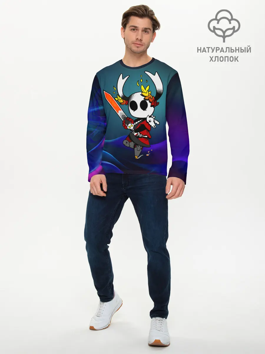 Мужской лонгслив базовый / Hollow Knight x Hades (P007_P004ooo2799873, P004ooo2799873)