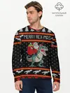 Мужской лонгслив базовый / Merry Rex-mas (P007_P004ooo2801591, P004ooo2801591)