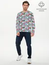 Мужской лонгслив базовый / Новый Год (P007_P004ooo2800355, P004ooo2800355)