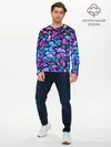 Мужской лонгслив базовый / Волшебные грибы (P007_P004ooo2800145, P004ooo2800145)