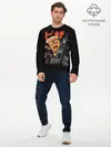 Мужской лонгслив базовый / Pizza Kong (P007_P004ooo2802055, P004ooo2802055)