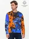 Мужской лонгслив базовый / Тигр (P007_P004ooo2802151, P004ooo2802151)