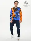 Мужской лонгслив базовый / Тигр (P007_P004ooo2802151, P004ooo2802151)