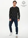 Мужской лонгслив базовый / Готический рисунок (P007_P004ooo2803999, P004ooo2803999)