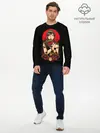 Мужской лонгслив базовый / ДЕВУШКА В МАСКЕ (P007_P004ooo2806059, P004ooo2806059)