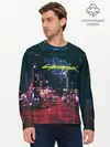 Мужской лонгслив базовый / Cyberpunk 2077 (P007_P004ooo2809291, P004ooo2809291)