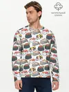 Мужской лонгслив базовый / Котики | Суши (P007_P004ooo2810791, P004ooo2810791)