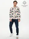 Мужской лонгслив базовый / Котики | Суши (P007_P004ooo2810791, P004ooo2810791)