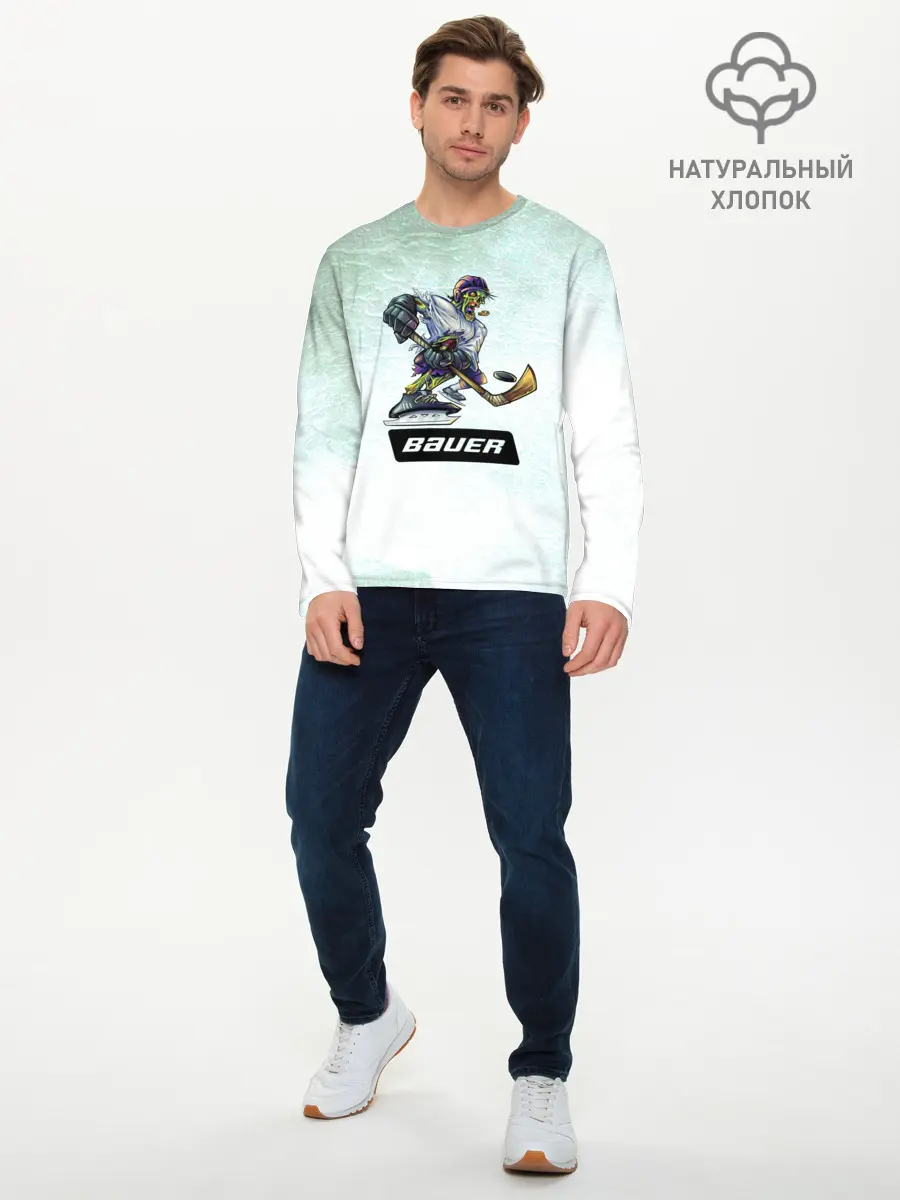Мужской лонгслив базовый / BAUER (P007_P004ooo2813975, P004ooo2813975)