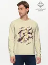 Мужской лонгслив базовый / Маска Безликого раскололась (P007_P004ooo2818005, P004ooo2818005)
