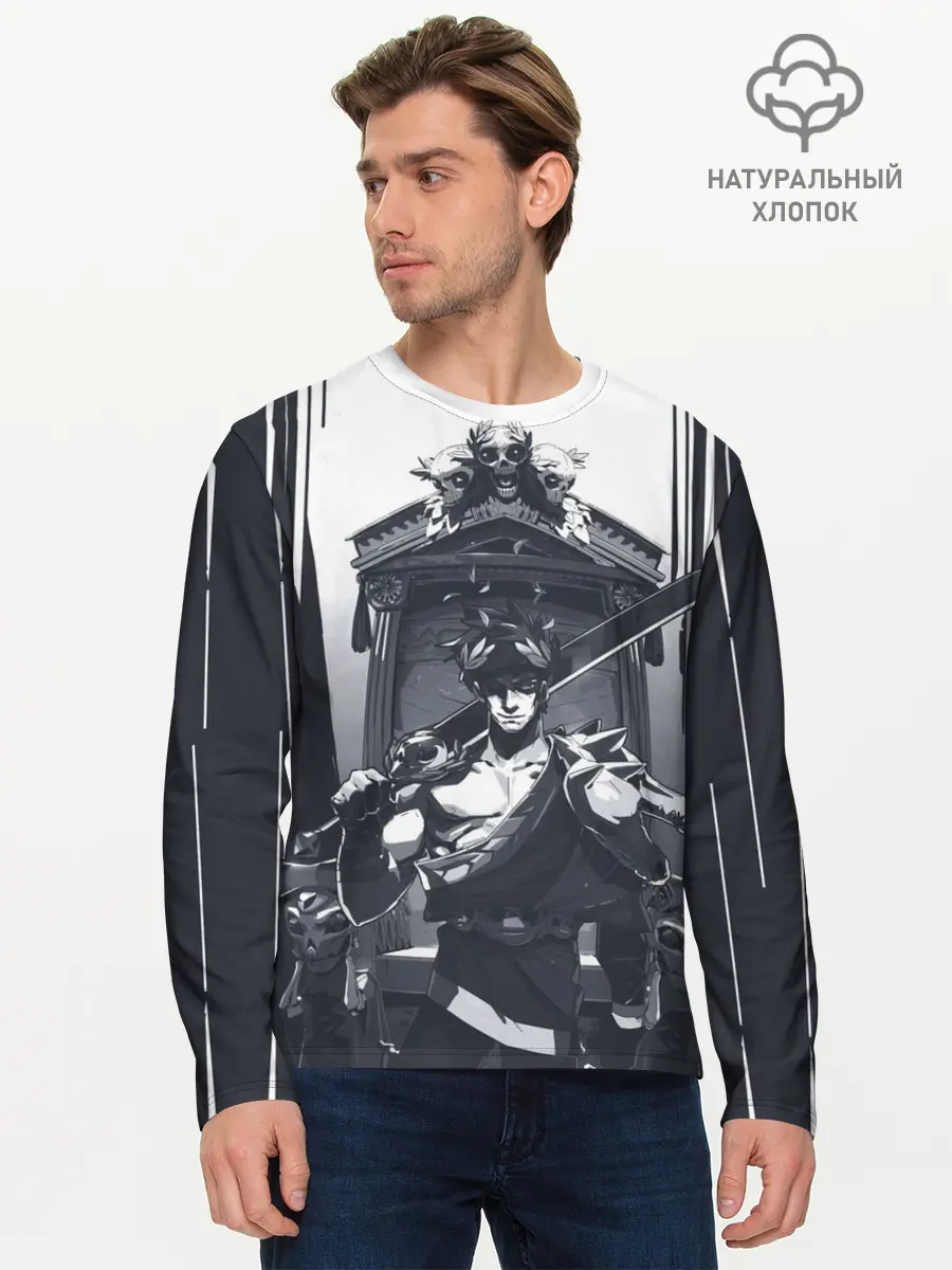 Мужской лонгслив базовый / Hades | Zagreus (P007_P004ooo2816757, P004ooo2816757)