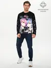 Мужской лонгслив базовый / Re:Zero, Рам и Рем (P007_P004ooo2817645, P004ooo2817645)