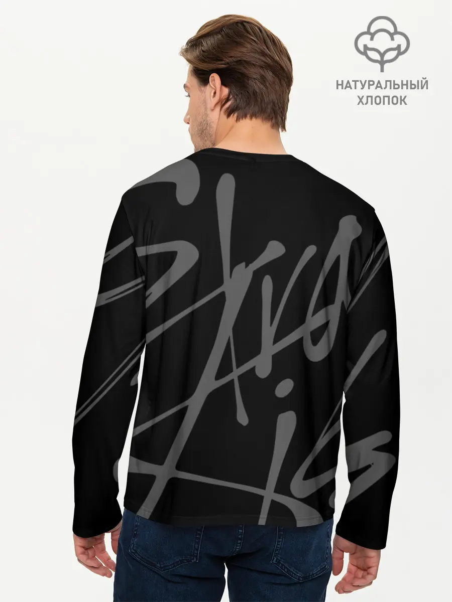 Мужской лонгслив базовый / STRAY KIDS (P007_P004ooo2819427, P004ooo2819427)