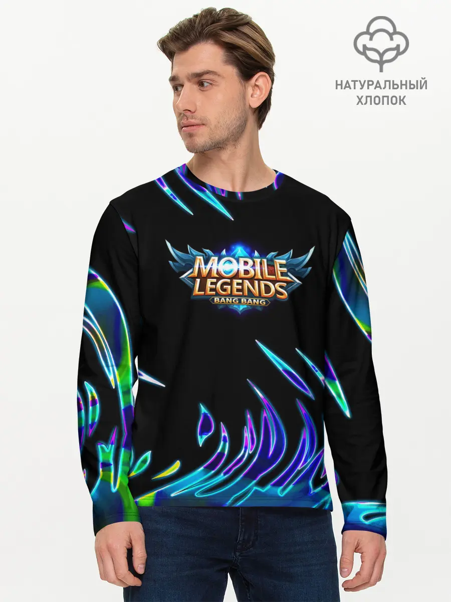 Мужской лонгслив базовый / Mobile Legends: Bang Bang (P007_P004ooo2824379, P004ooo2824379)