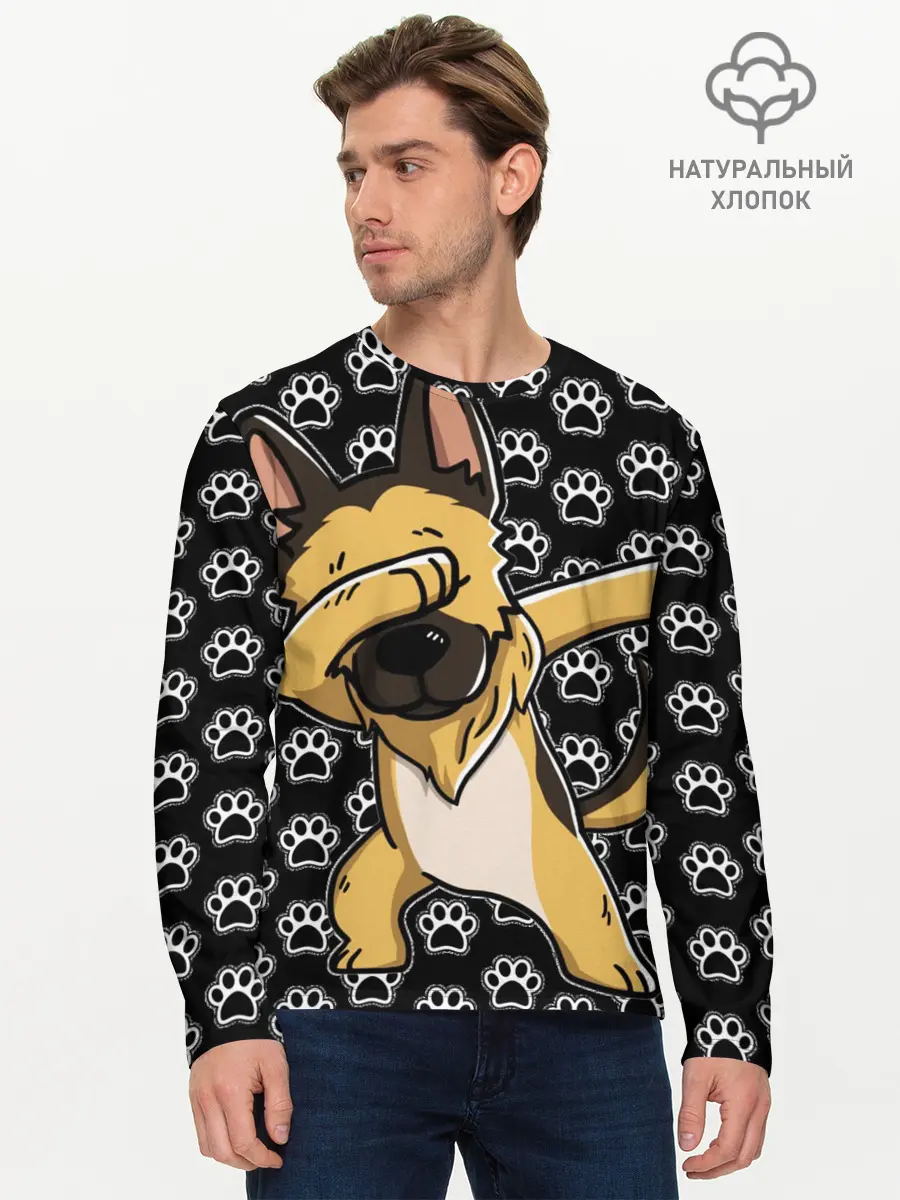 Мужской лонгслив базовый / DAB DOG (P007_P004ooo2822399, P004ooo2822399)