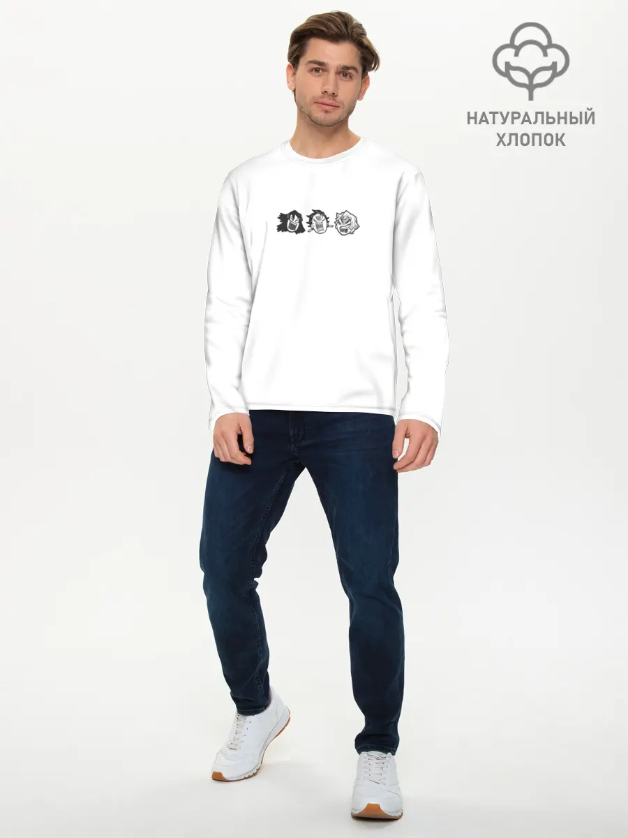 Мужской лонгслив базовый / герои аниме (P007_P004ooo2826167, P004ooo2826167)