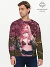 Мужской лонгслив базовый / Zero Two Сад сакуры (P007_P004ooo2826405, P004ooo2826405)