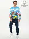 Мужской лонгслив базовый / Палитра сноуборд (P007_P004ooo2828841, P004ooo2828841)